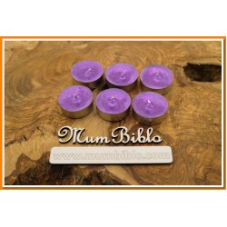 Tealight Mum Mor Renk Simli